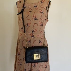 Black Leather Crossbody Purse by Aldo